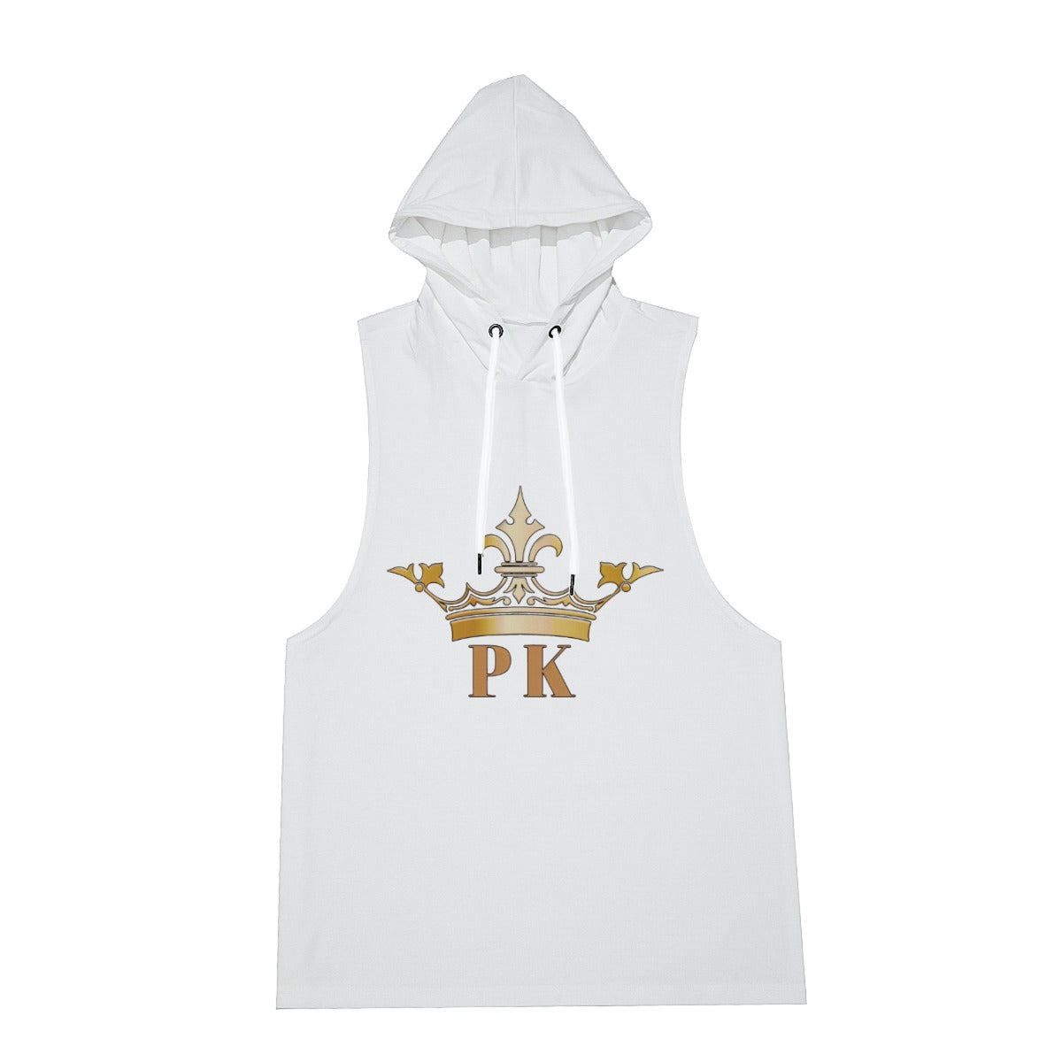 PK Summer Bundle Sleeveless Hoodie and Shorts (WHITE)
